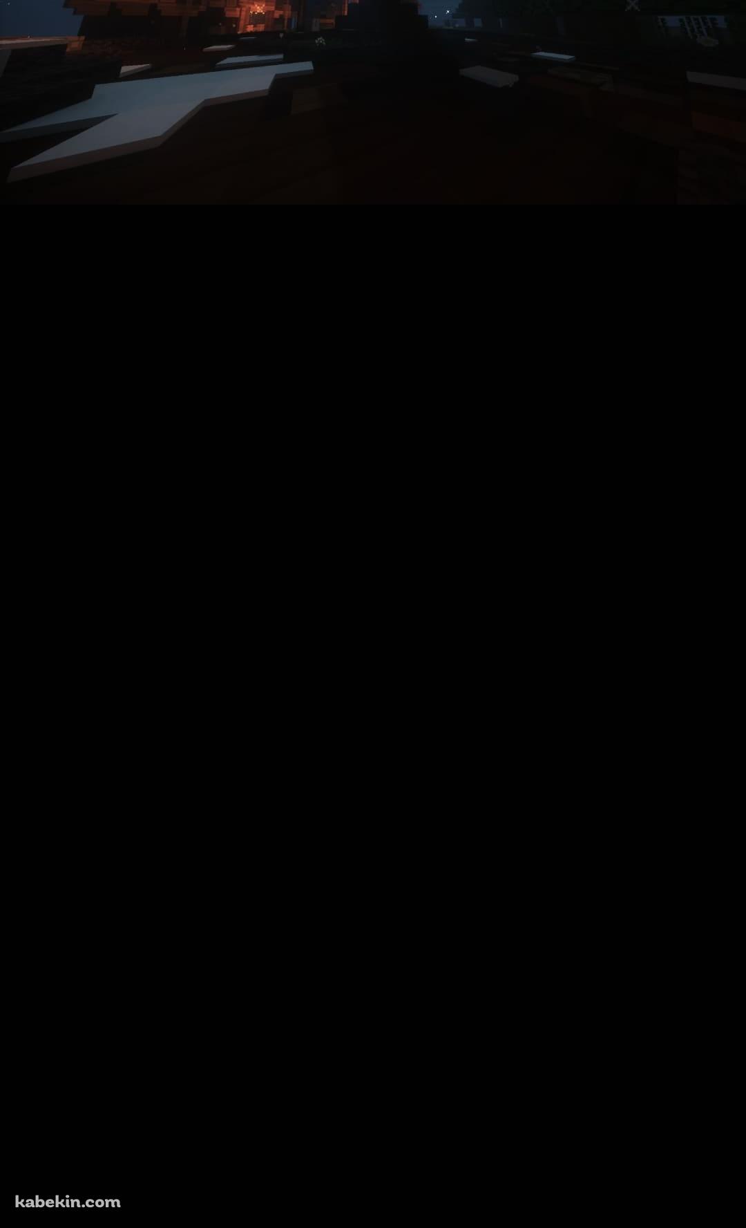 マインクラフト 夜の街のAndroidの壁紙(1080px x 1776px) スマホ用