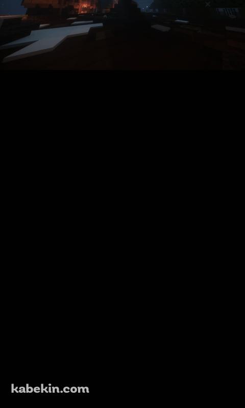マインクラフト 夜の街のAndroidの壁紙(480px x 800px) スマホ用