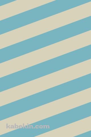 淡い水色のボーダー柄のAndroidの壁紙(320px x 480px) スマホ用
