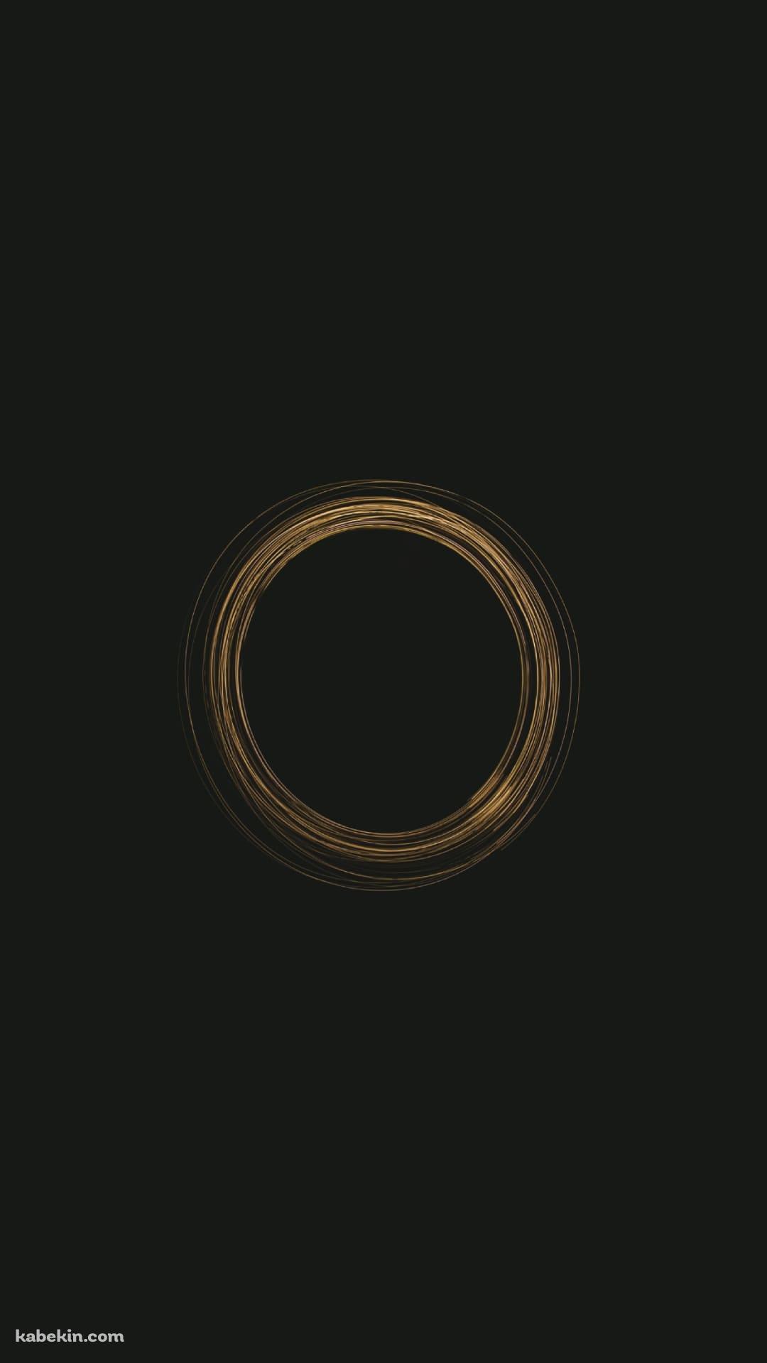 金色の輪のAndroidの壁紙(1080px x 1920px) スマホ用