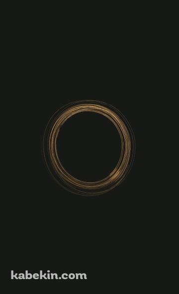 金色の輪のAndroidの壁紙(360px x 592px) スマホ用