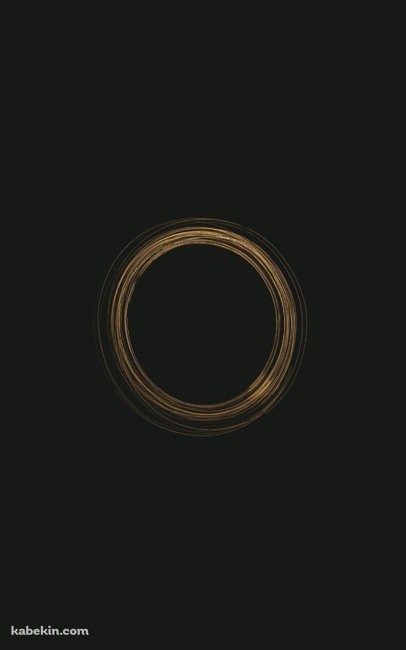 金色の輪のAndroidの壁紙(800px x 1280px) スマホ用