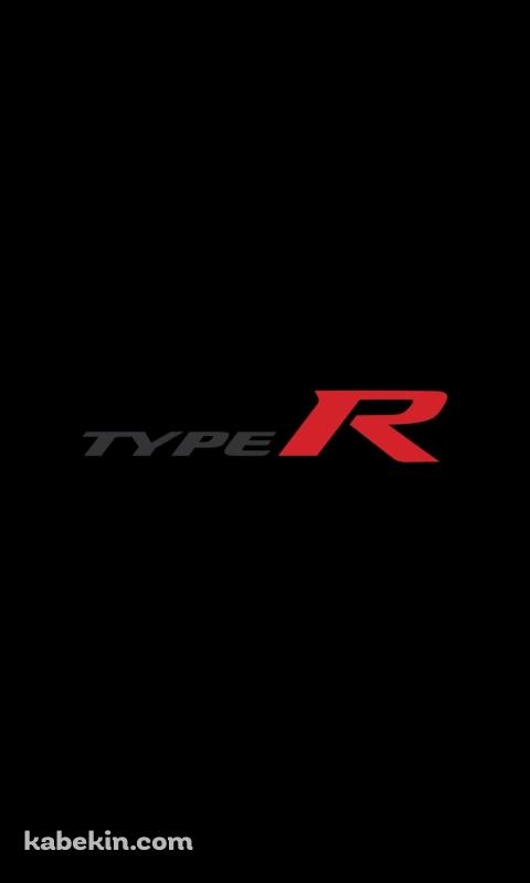 ホンダ シビック TYPE RのロゴのAndroidの壁紙(480px x 800px) スマホ用