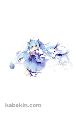 雪ミクのAndroidの壁紙(320px x 480px) スマホ用