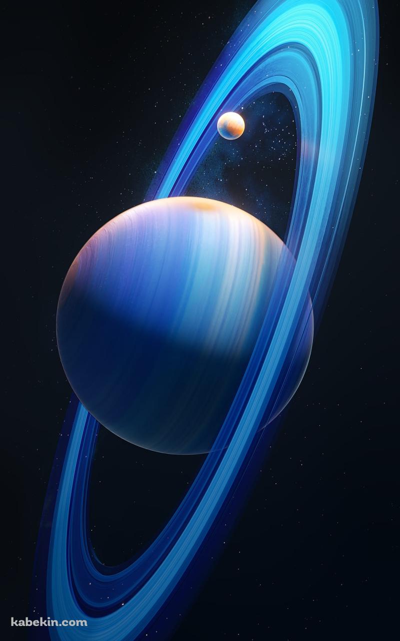 綺麗な青い惑星のAndroidの壁紙(800px x 1280px) スマホ用