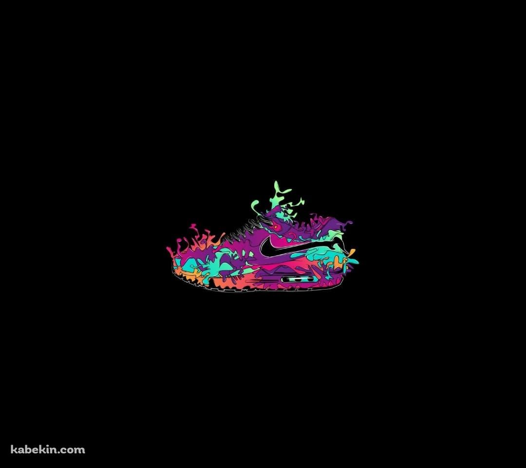 カラフルなNIKE シューズ ペイントのAndroidの壁紙(1080px x 960px) スマホ用