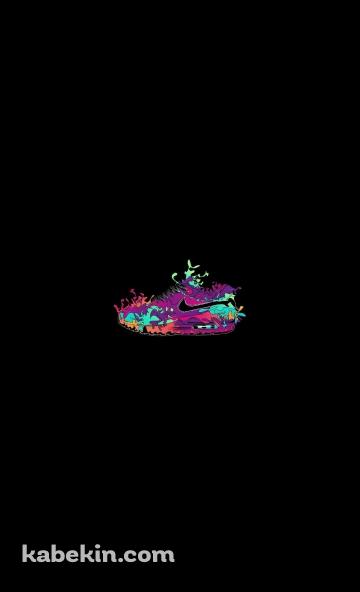 カラフルなNIKE シューズ ペイントのAndroidの壁紙(360px x 592px) スマホ用