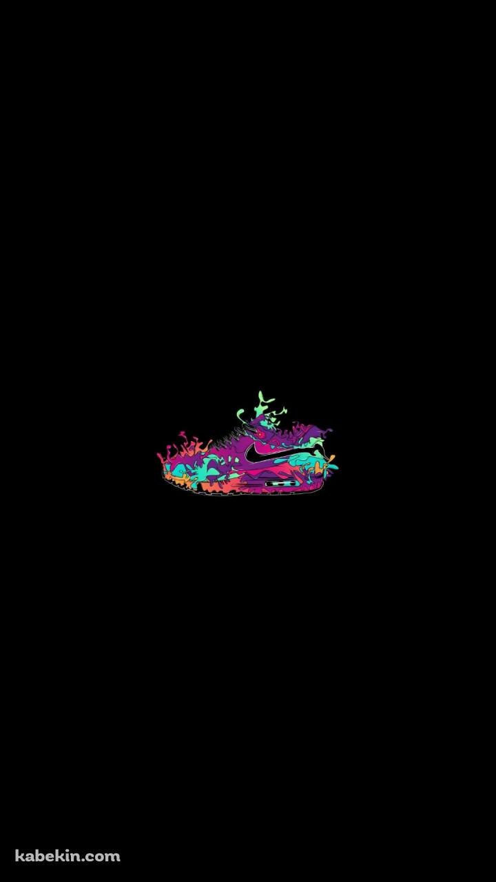 カラフルなNIKE シューズ ペイントのAndroidの壁紙(720px x 1280px) スマホ用