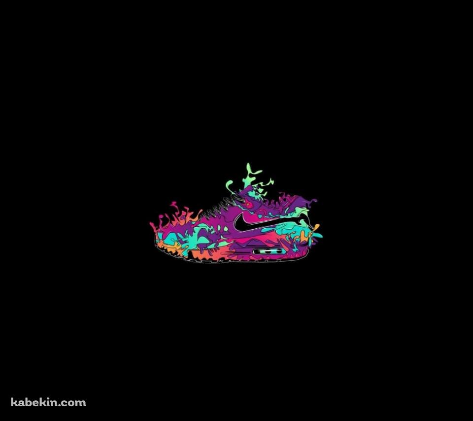 カラフルなNIKE シューズ ペイントのAndroidの壁紙(960px x 854px) スマホ用