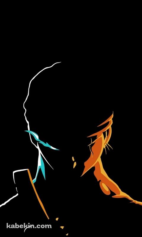 かっこいいゾロ シルエット ONE PIECEのAndroidの壁紙(480px x 800px) スマホ用