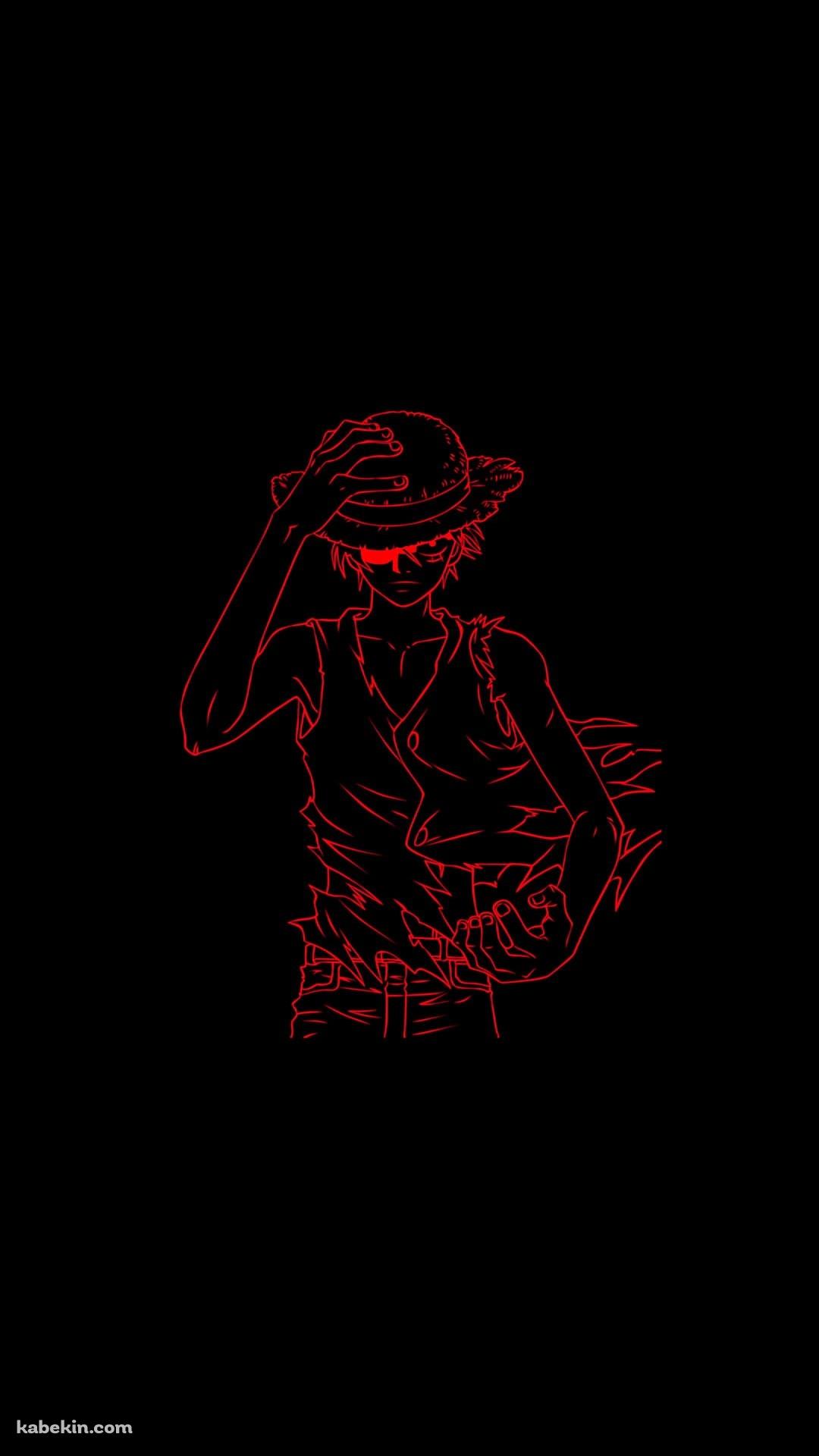 ONE PIECE 赤い麦わらのルフィのAndroidの壁紙(1080px x 1920px) スマホ用