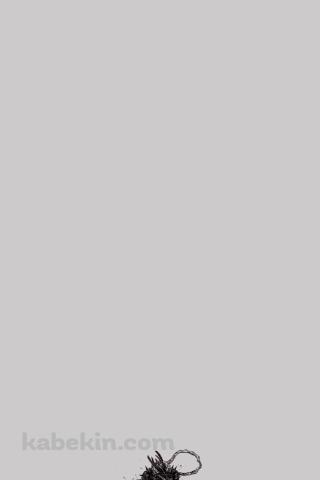 かっこいいチェンソーマン モノクロのAndroidの壁紙(320px x 480px) スマホ用