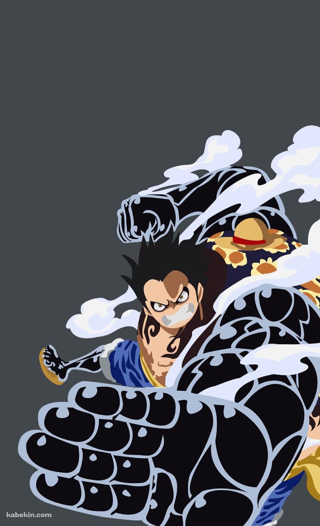 ルフィ ONE PIECE ギア4 ゴムゴムの実のAndroidの壁紙(1080px x 1776px) スマホ用