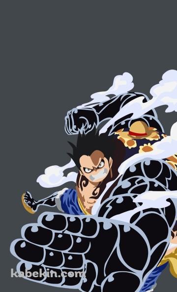 ルフィ ONE PIECE ギア4 ゴムゴムの実のAndroidの壁紙(360px x 592px) スマホ用