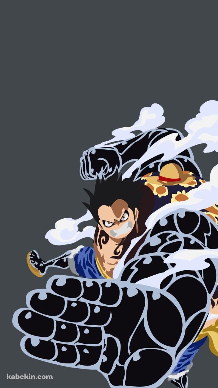ルフィ ONE PIECE ギア4 ゴムゴムの実のAndroidの壁紙(720px x 1280px) スマホ用