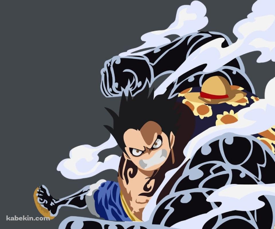 ルフィ ONE PIECE ギア4 ゴムゴムの実のAndroidの壁紙(960px x 800px) スマホ用