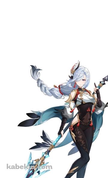 原神 申鶴 しんかく シェンヘのAndroidの壁紙(360px x 592px) スマホ用