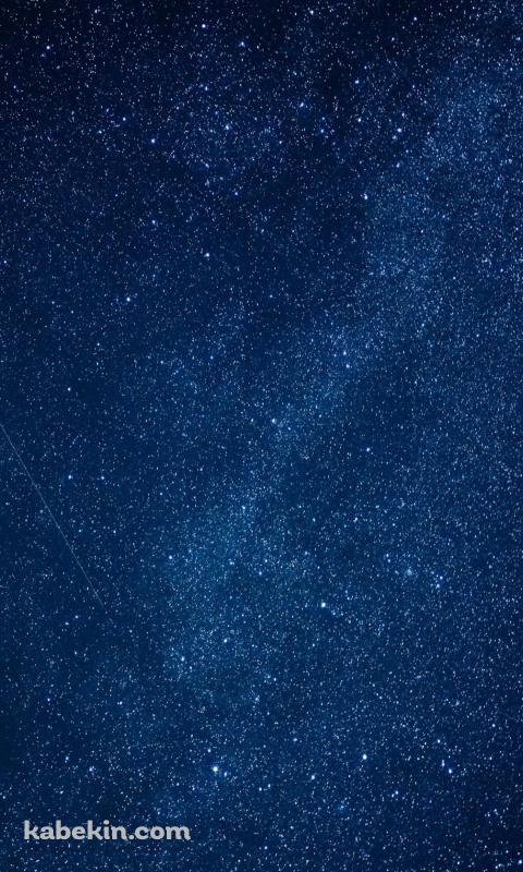綺麗な青い星 宇宙 星空のAndroidの壁紙(480px x 800px) スマホ用
