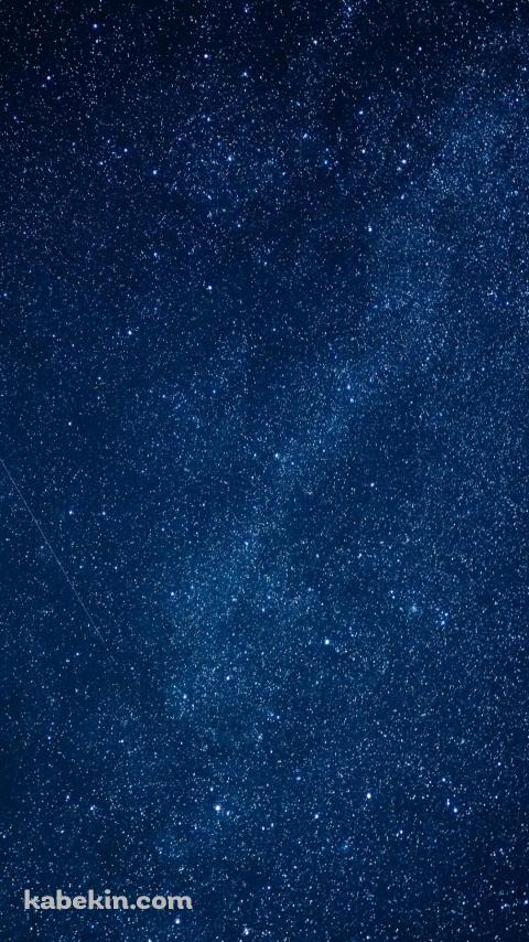 綺麗な青い星 宇宙 星空のAndroidの壁紙(480px x 854px) スマホ用