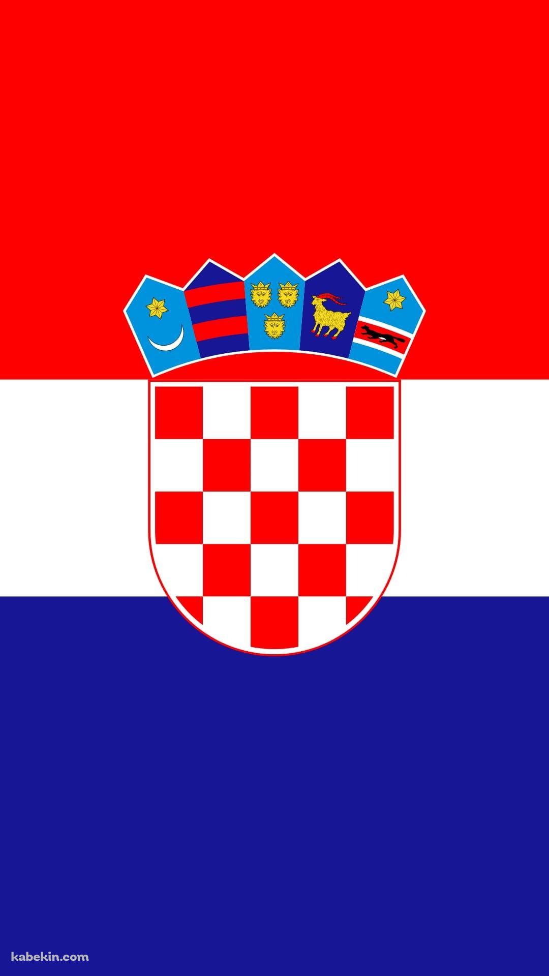 クロアチア共和国 国旗のAndroidの壁紙(1080px x 1920px) スマホ用