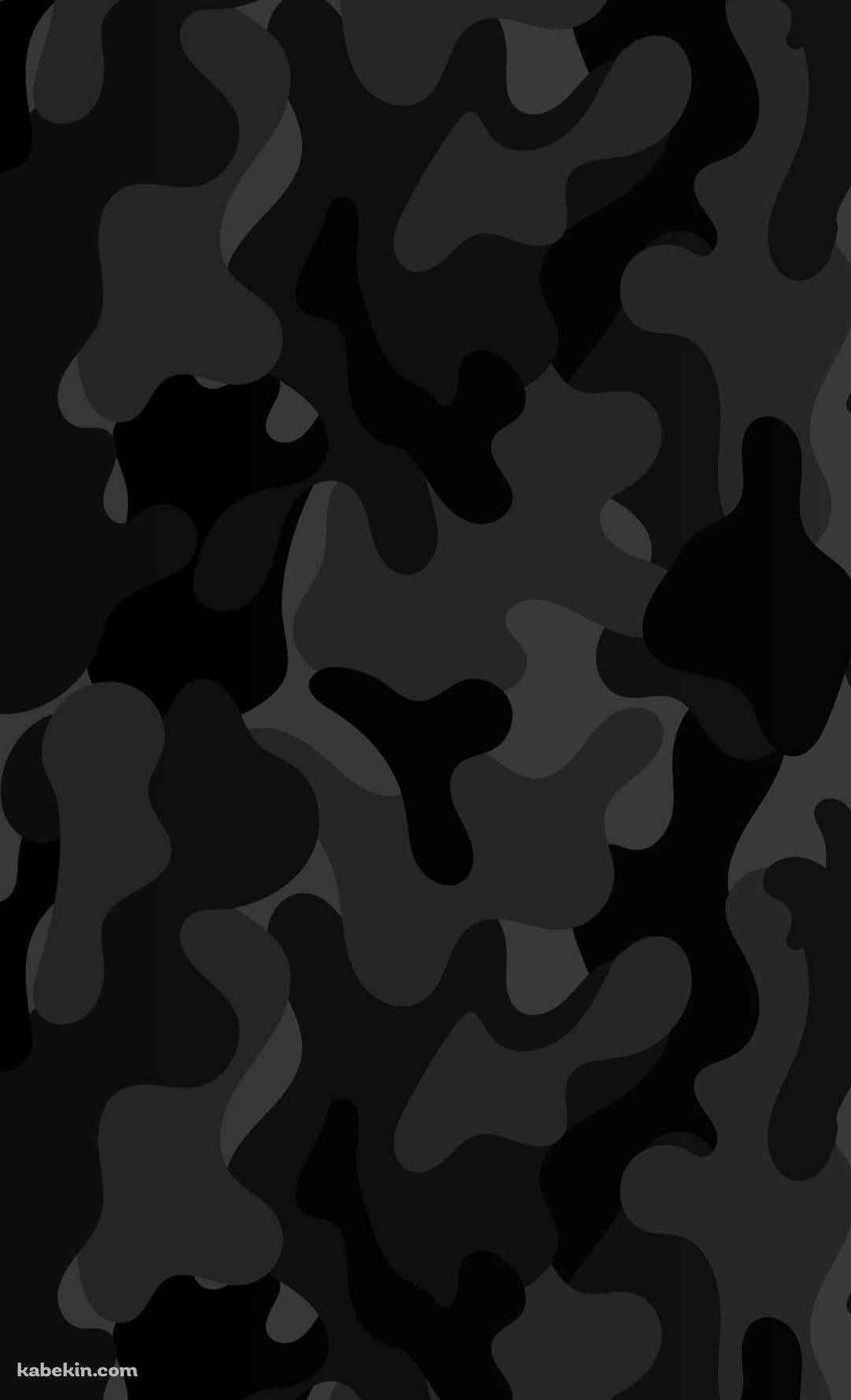 黒と灰色の迷彩のAndroidの壁紙(1080px x 1776px) スマホ用