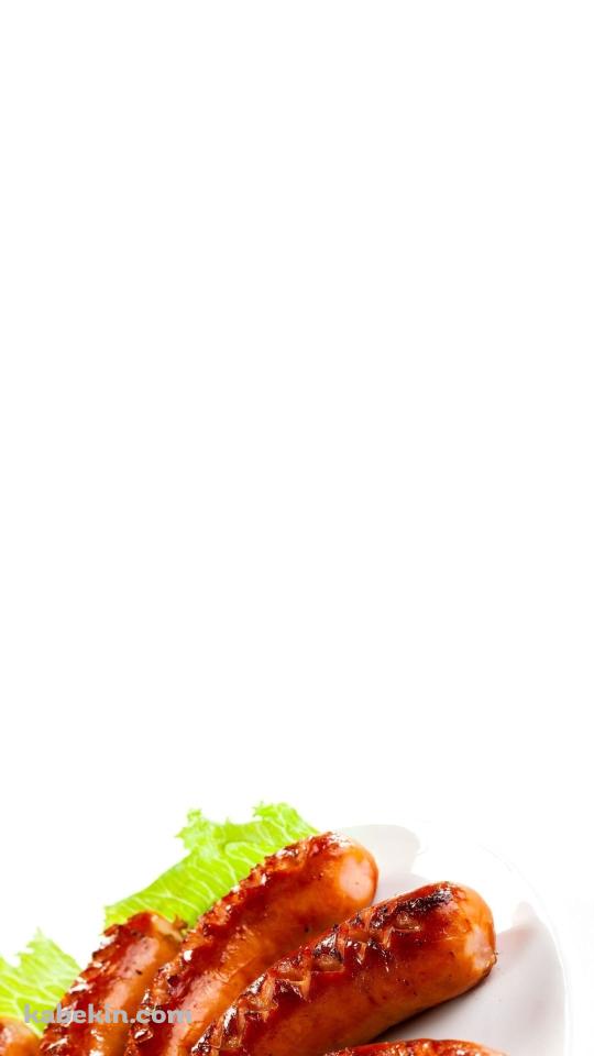 豚のウィンナー ソーセージ 肉 レタスのAndroidの壁紙(540px x 960px) スマホ用