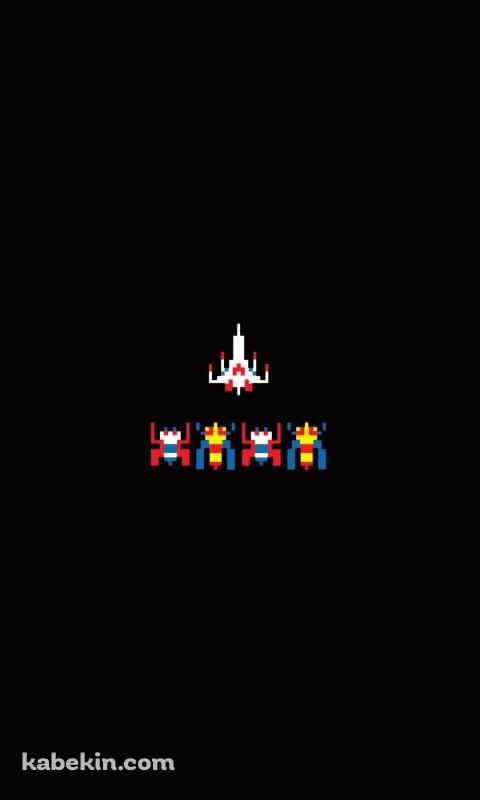 ギャラガ アーケードゲームのAndroidの壁紙(480px x 800px) スマホ用