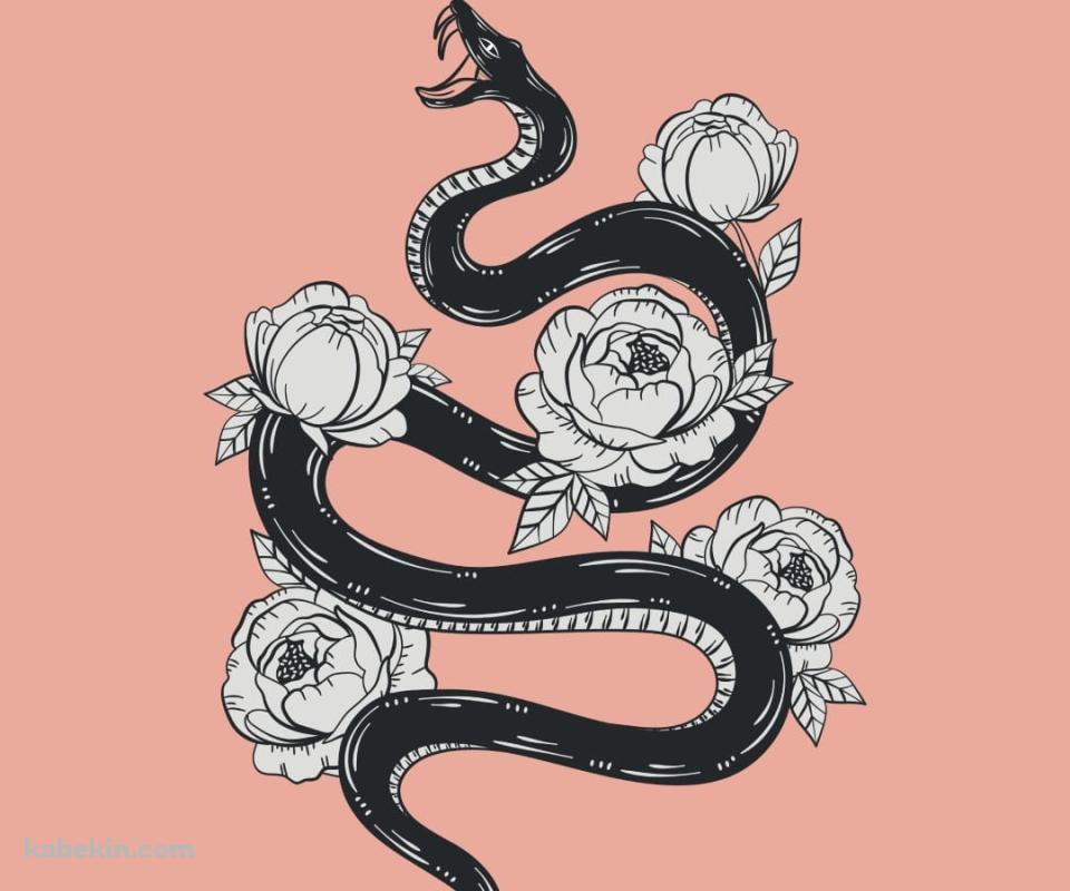 花と蛇 ピンクのAndroidの壁紙(960px x 800px) スマホ用