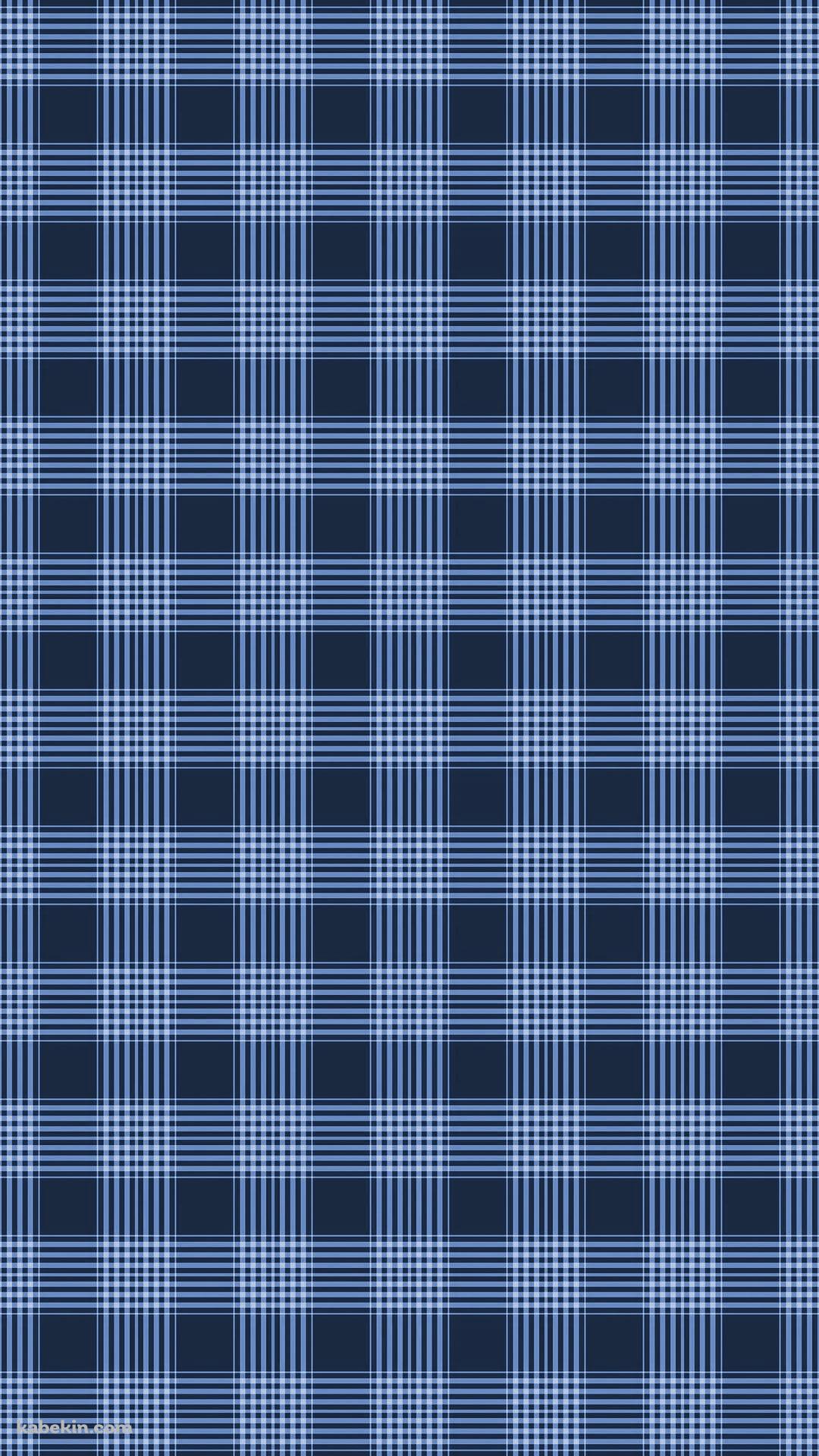 青・水色のチェック柄のAndroidの壁紙(1080px x 1920px) スマホ用