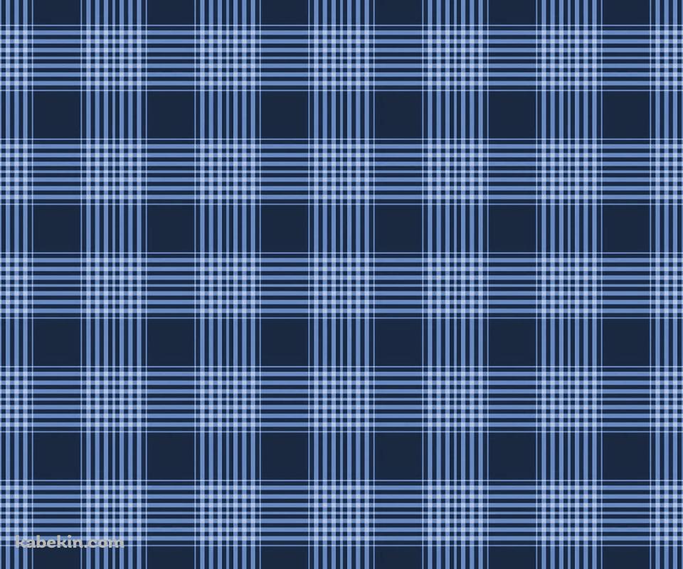青・水色のチェック柄のAndroidの壁紙(960px x 800px) スマホ用