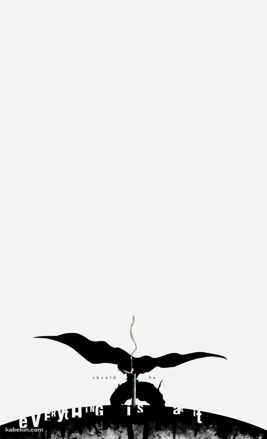 かっこいいBLEACH 白黒のAndroidの壁紙(1080px x 1776px) スマホ用