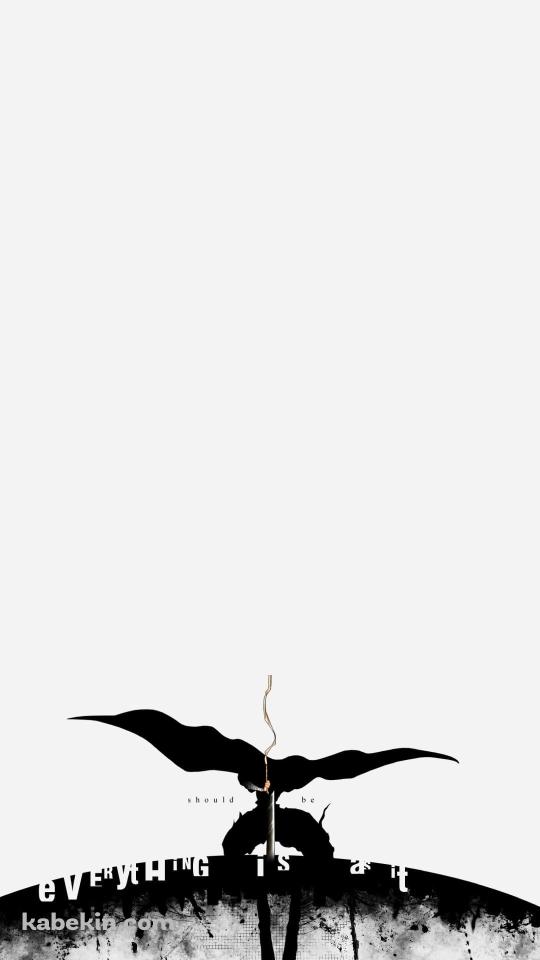 かっこいいBLEACH 白黒のAndroidの壁紙(540px x 960px) スマホ用