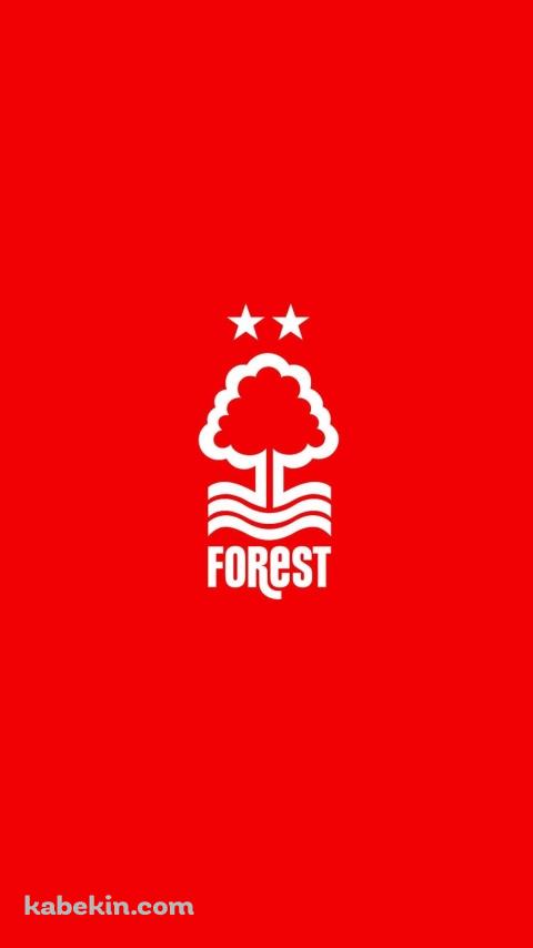 ノッティンガムフォレスト ロゴ エンブレムのAndroidの壁紙(480px x 854px) スマホ用