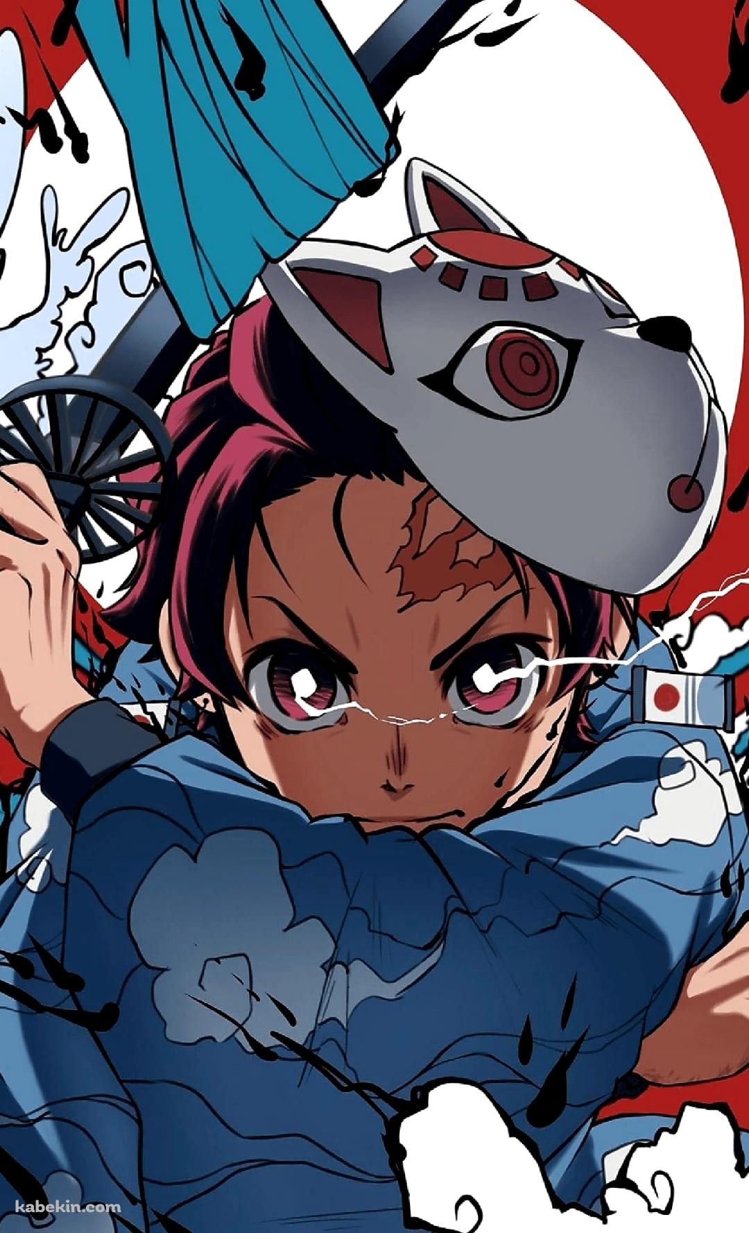 鬼滅の刃 主人公 竈門炭治郎のAndroidの壁紙(1080px x 1776px) スマホ用
