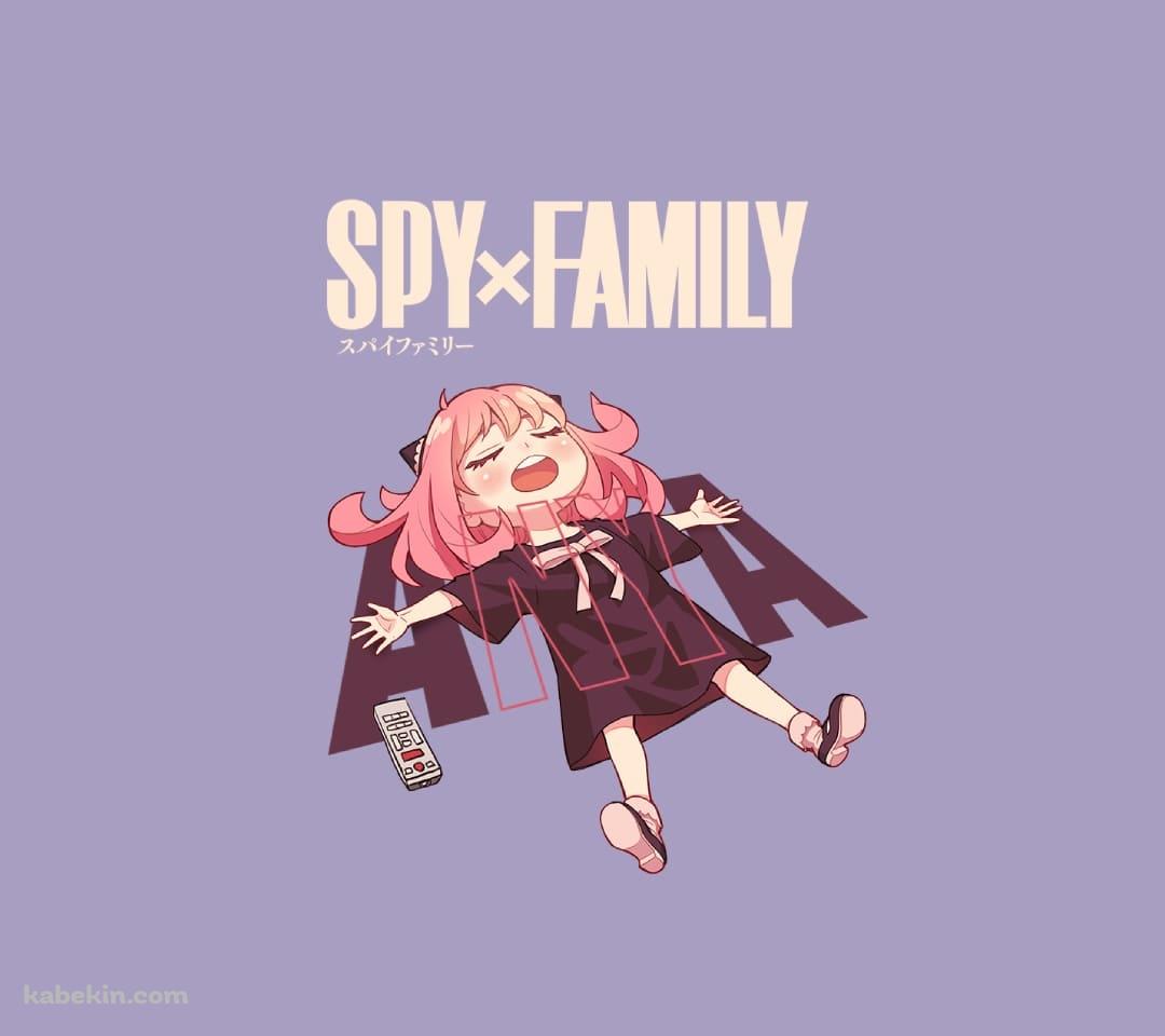 SPY×FAMILY 大の字 かわいいアーニャのAndroidの壁紙(1080px x 960px) スマホ用