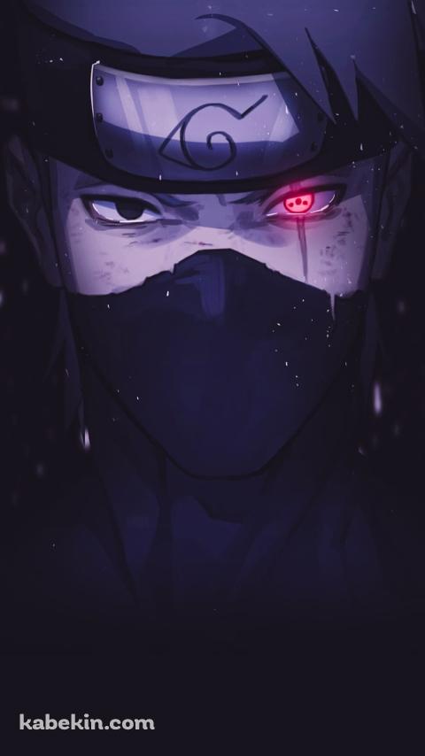 NARUTO / はたけカカシ / かっこいい / 写輪眼 / 神威のAndroidの壁紙(480px x 854px) スマホ用