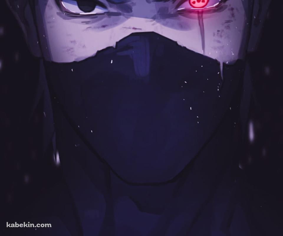 NARUTO / はたけカカシ / かっこいい / 写輪眼 / 神威のAndroidの壁紙(960px x 800px) スマホ用