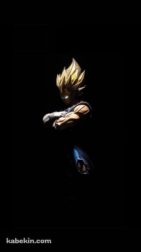 ドラゴンボール かっこいいベジータのAndroidの壁紙(480px x 854px) スマホ用