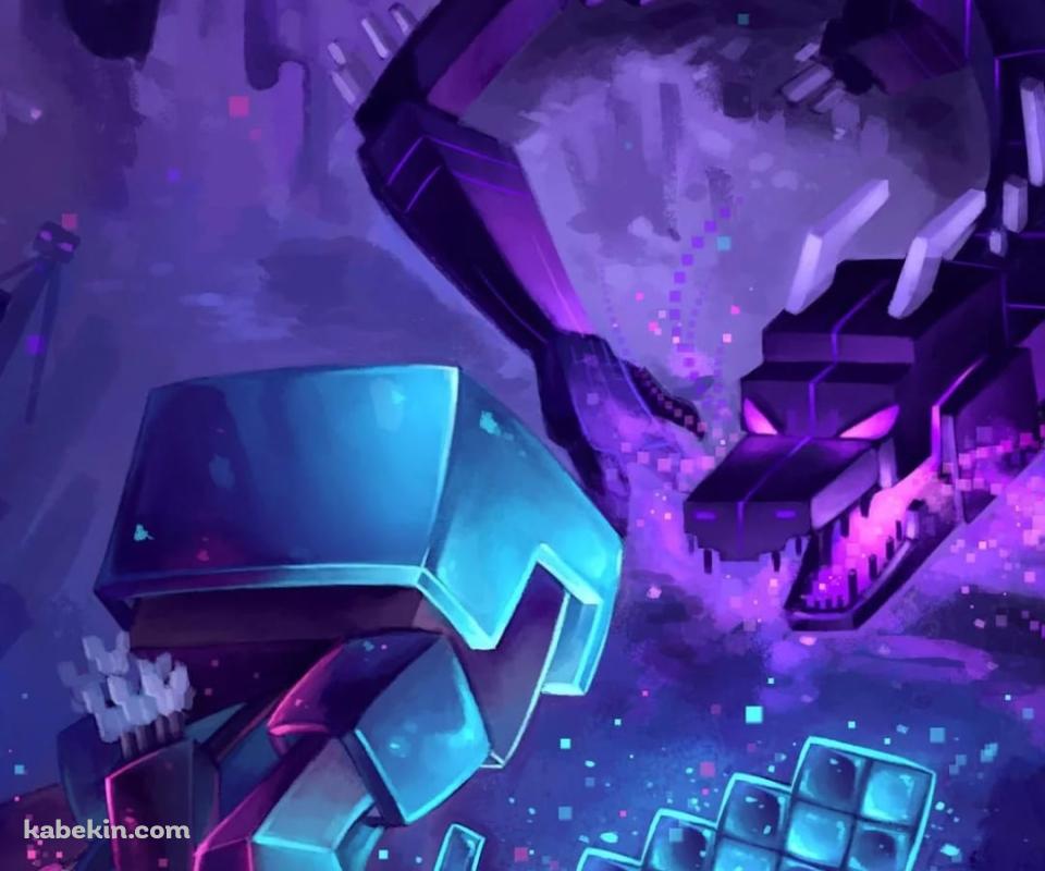 マインクラフト エンダードラゴン 決闘のAndroidの壁紙(960px x 800px) スマホ用