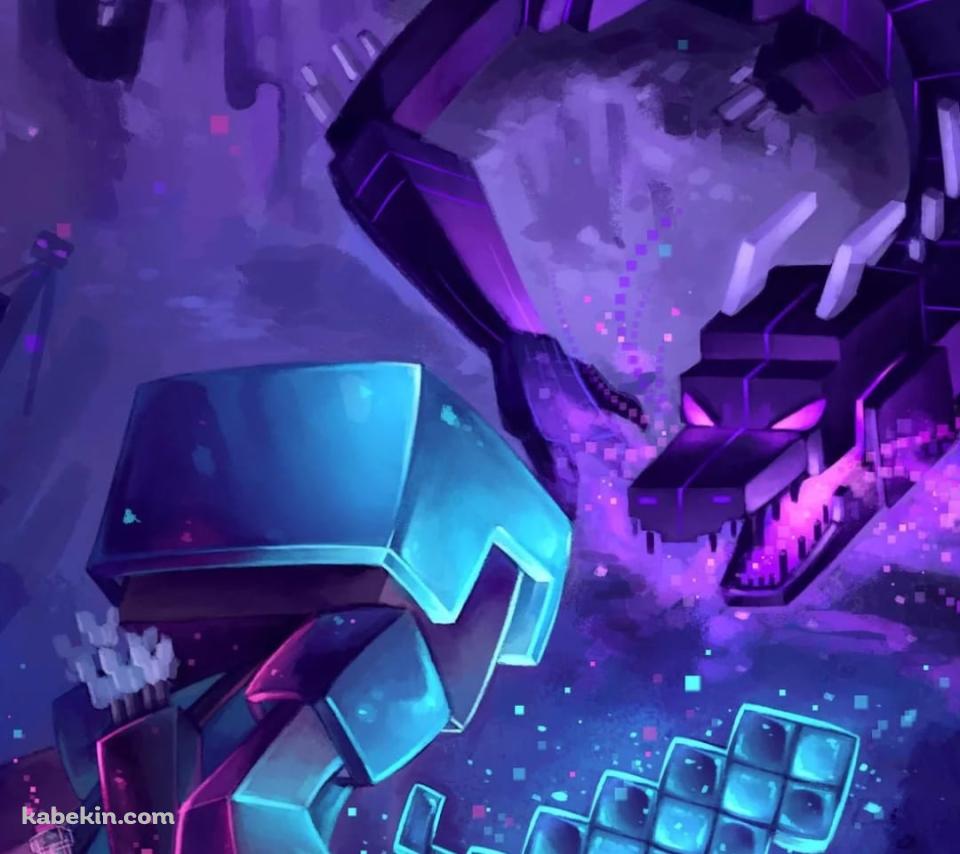 マインクラフト エンダードラゴン 決闘のAndroidの壁紙(960px x 854px) スマホ用