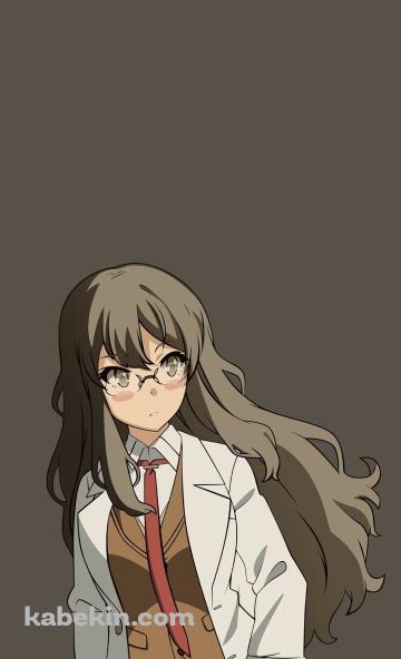 青春ブタ野郎シリーズ / 双葉 理央 / Rascal Does Not Dream of Bunny Girl Senpai / Rio FutabaのAndroidの壁紙(360px x 592px) スマホ用