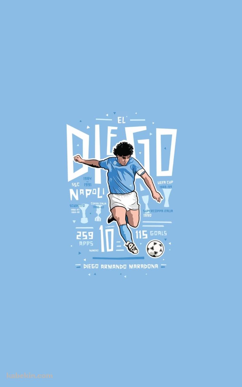 ディエゴ・マラドーナ / アルゼンチン / サッカー選手のAndroidの壁紙(800px x 1280px) スマホ用