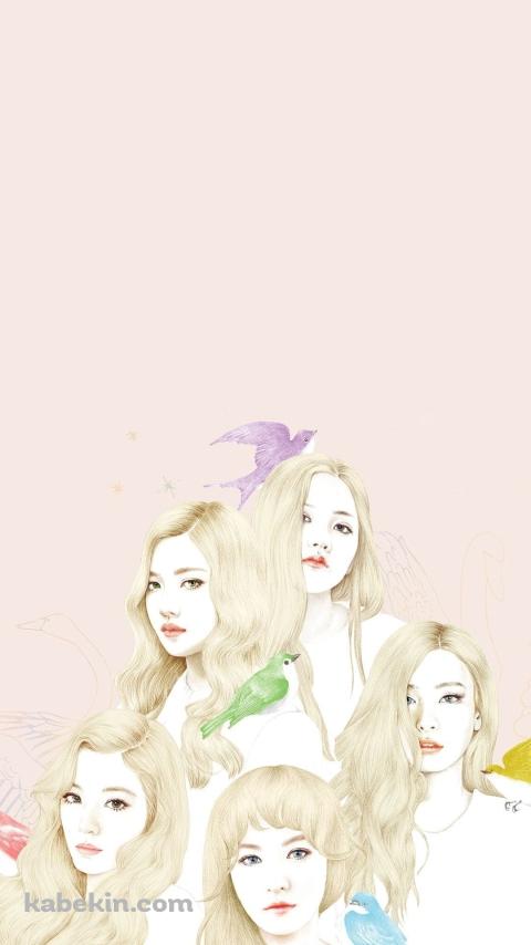 Red Velvet（レッド・ベルベット）レドベルのAndroidの壁紙(480px x 854px) スマホ用