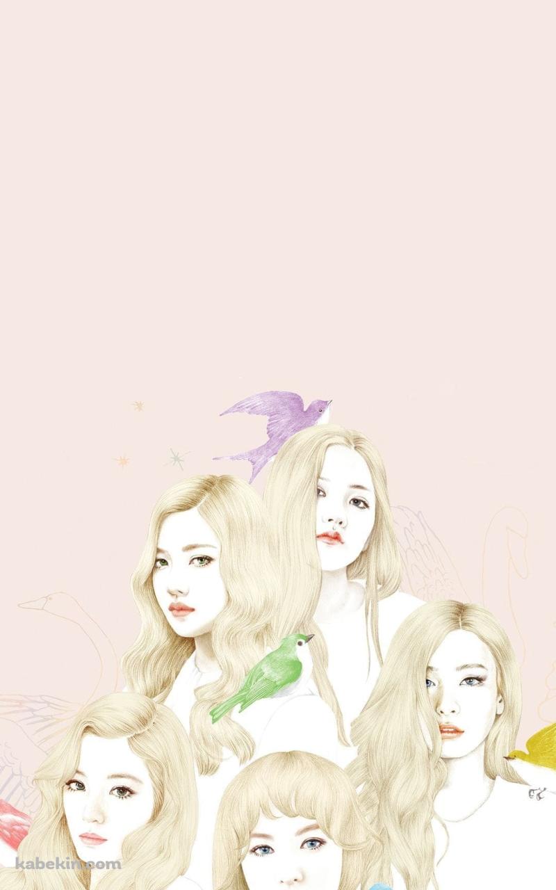Red Velvet（レッド・ベルベット）レドベルのAndroidの壁紙(800px x 1280px) スマホ用