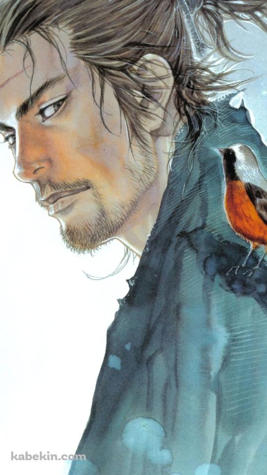 バガボンド 宮本武蔵と鳥のAndroidの壁紙(540px x 960px) スマホ用