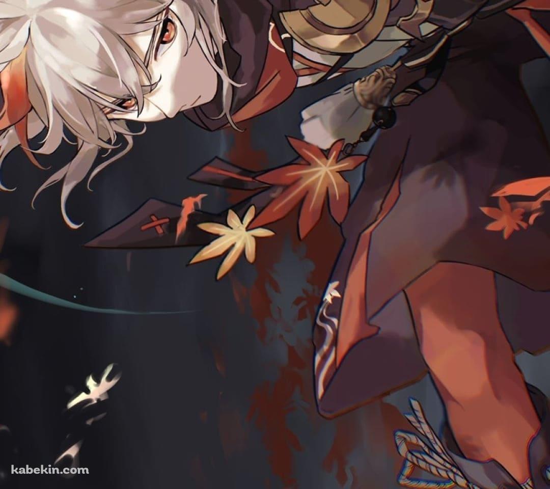 原神 かっこいい楓原万葉(かえではらかずは)のAndroidの壁紙(1080px x 960px) スマホ用