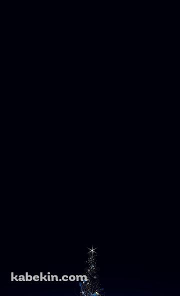 青いクリスマス / クリスマスツリー / Blue ChristmasのAndroidの壁紙(360px x 592px) スマホ用