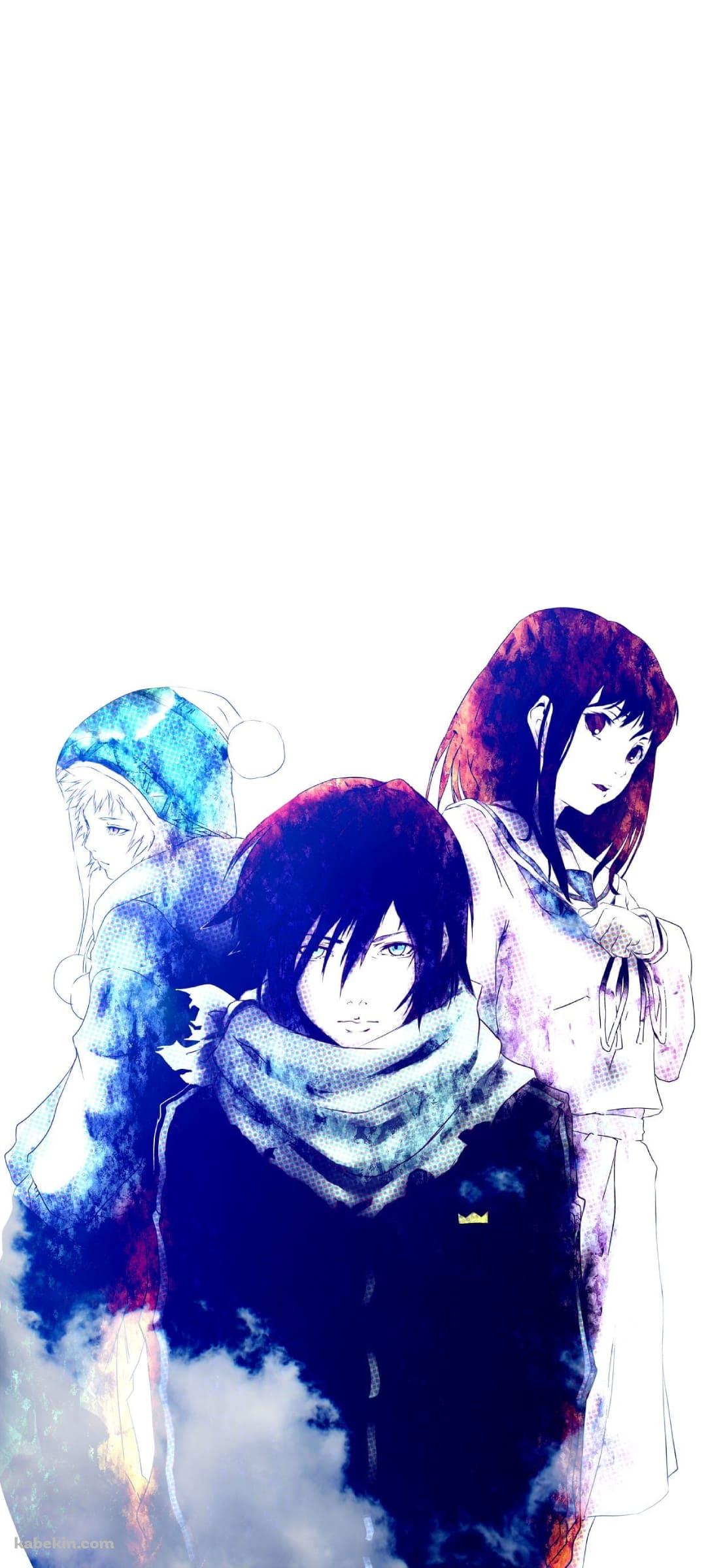 ノラガミ 夜ト 雪音 ヒヨリ・イキのAndroidの壁紙(1080px x 2400px) スマホ用