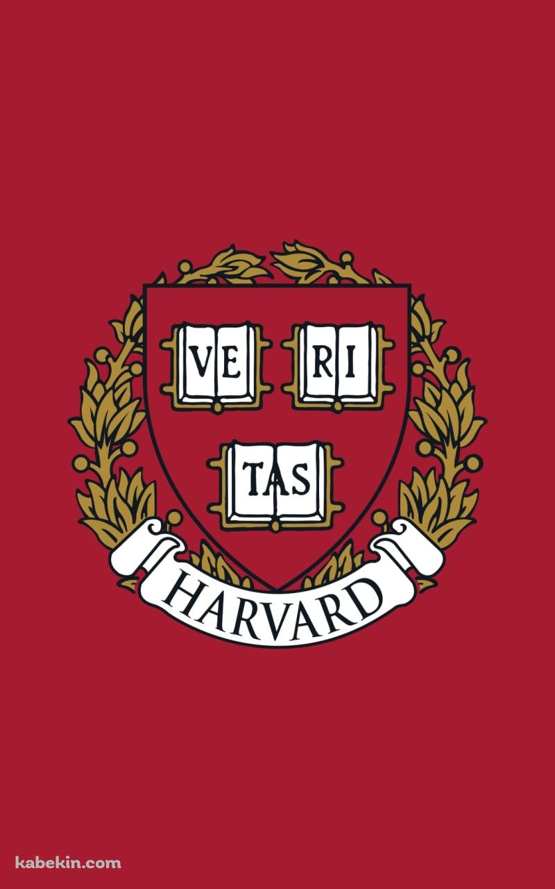 ハーバード大学 ロゴ 合格祈願のAndroidの壁紙(800px x 1280px) スマホ用