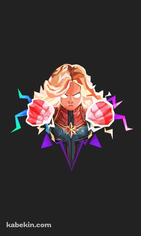キャプテン・マーベルのAndroidの壁紙(480px x 800px) スマホ用